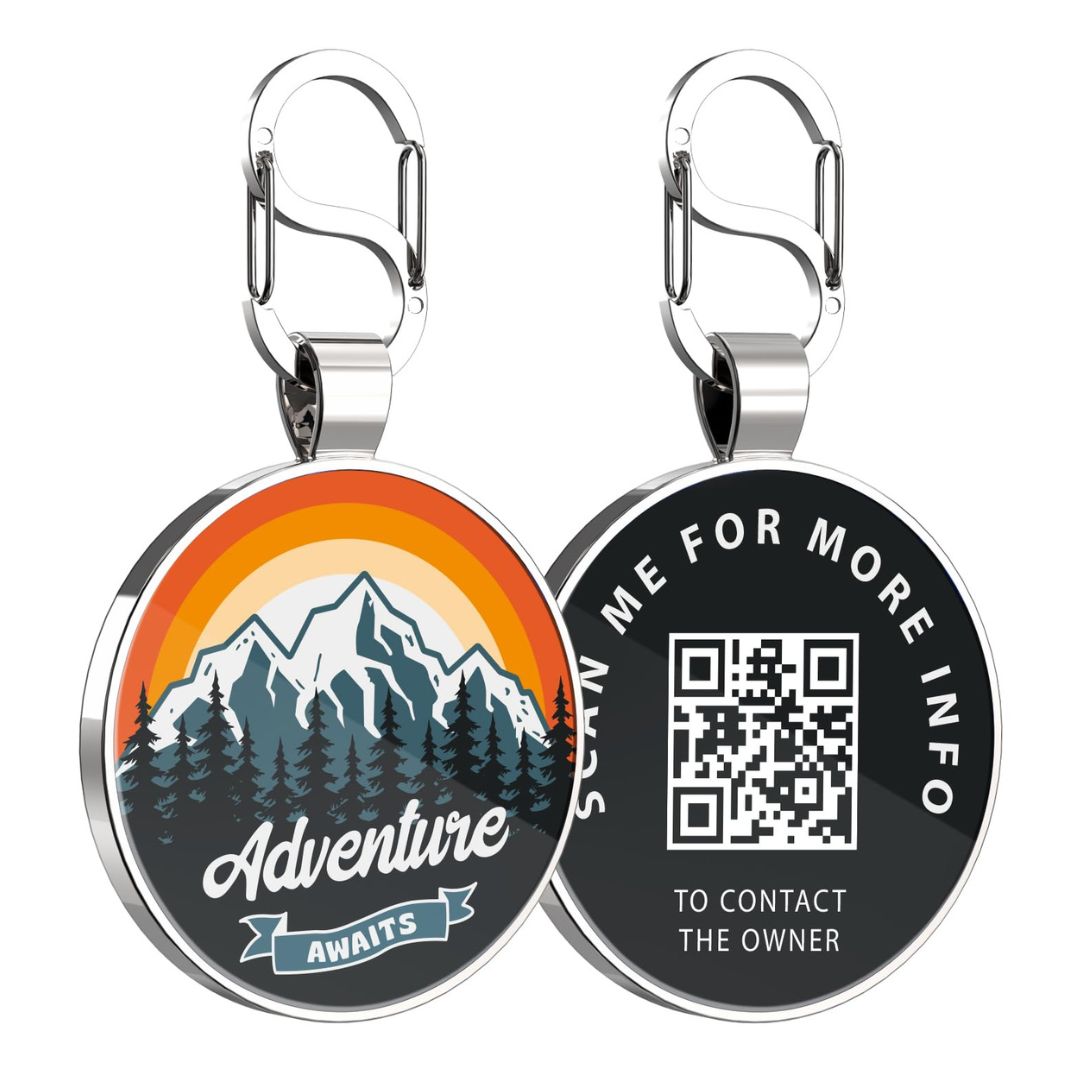 Alloy ID QR code pet tag-Adventure