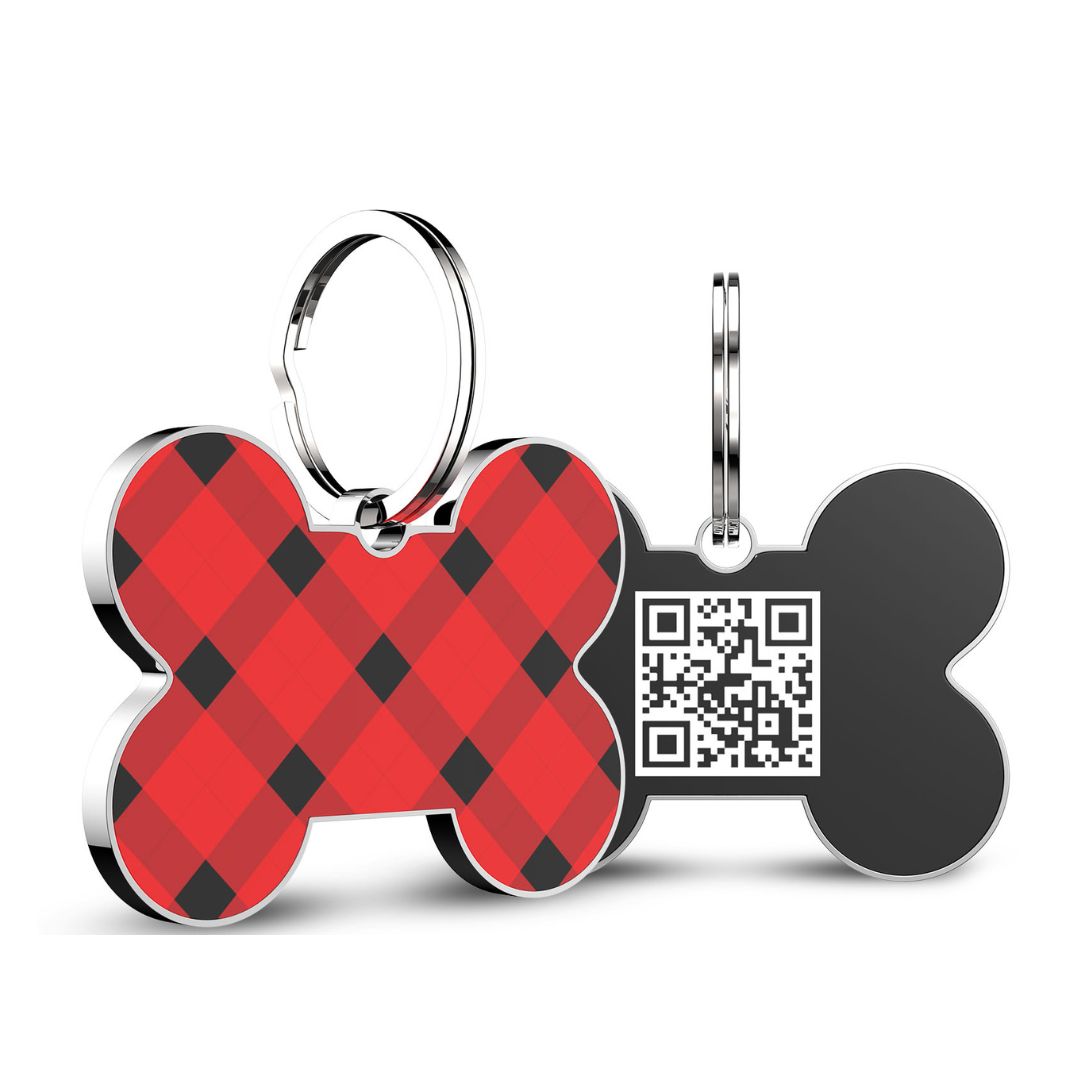 QR code pet tag bone tags-NO.150634