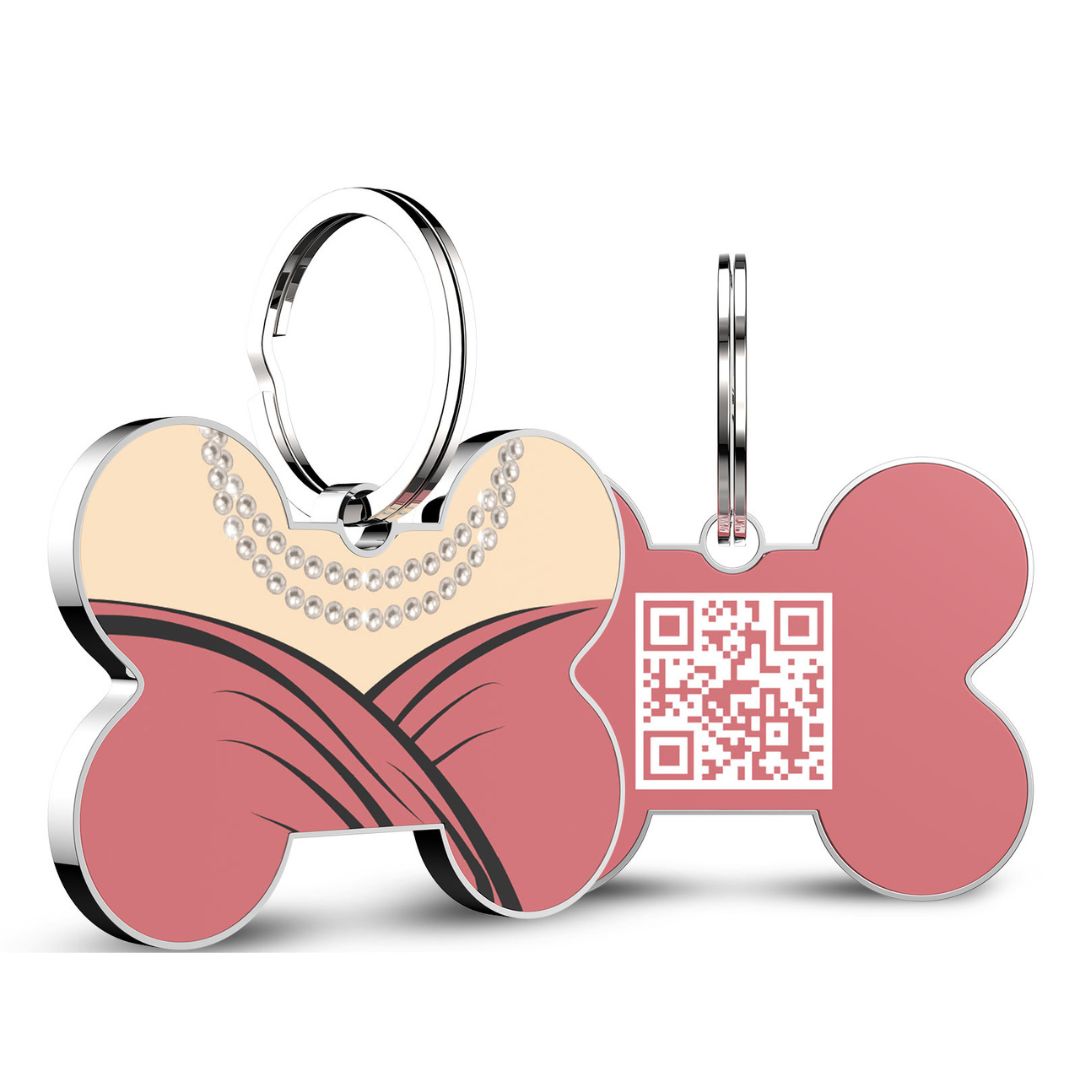 QR code pet tag bone tags-NO.150636