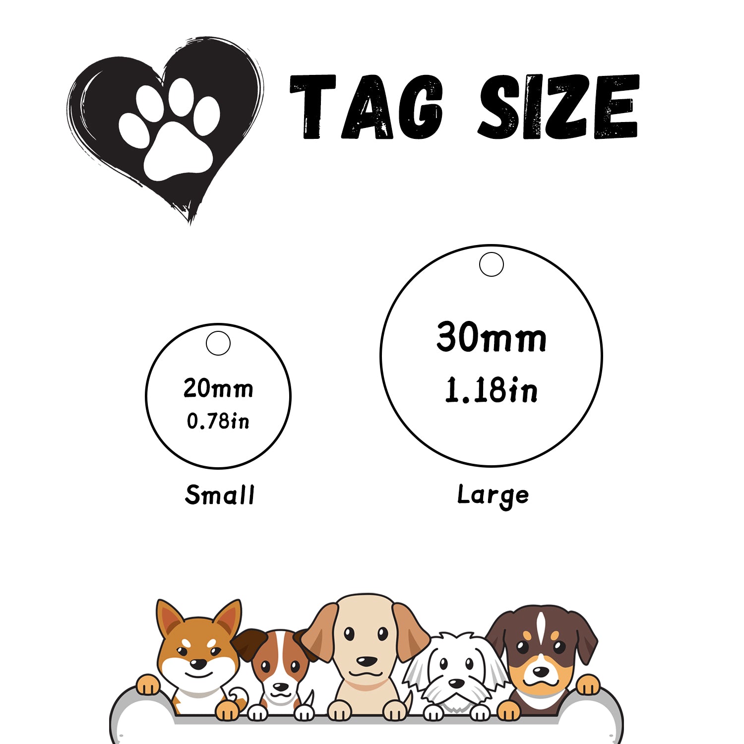 PVC QR pet tag-"SMILE"