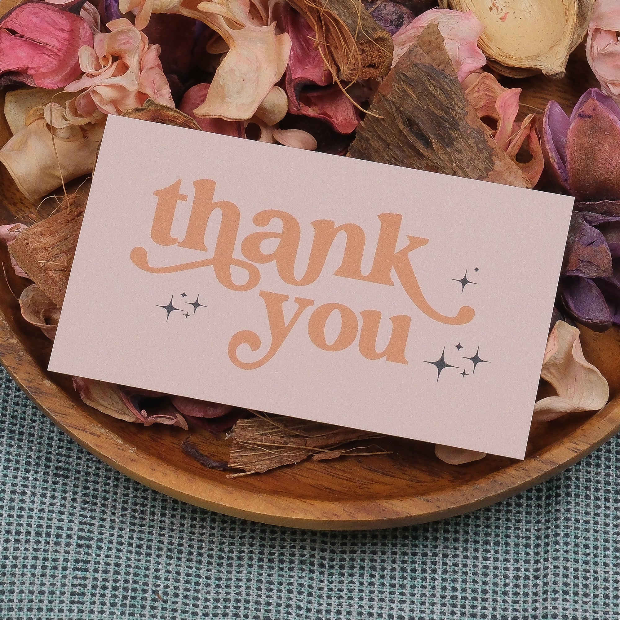 DISONTAG Small Business Editable Thank You Card - T1