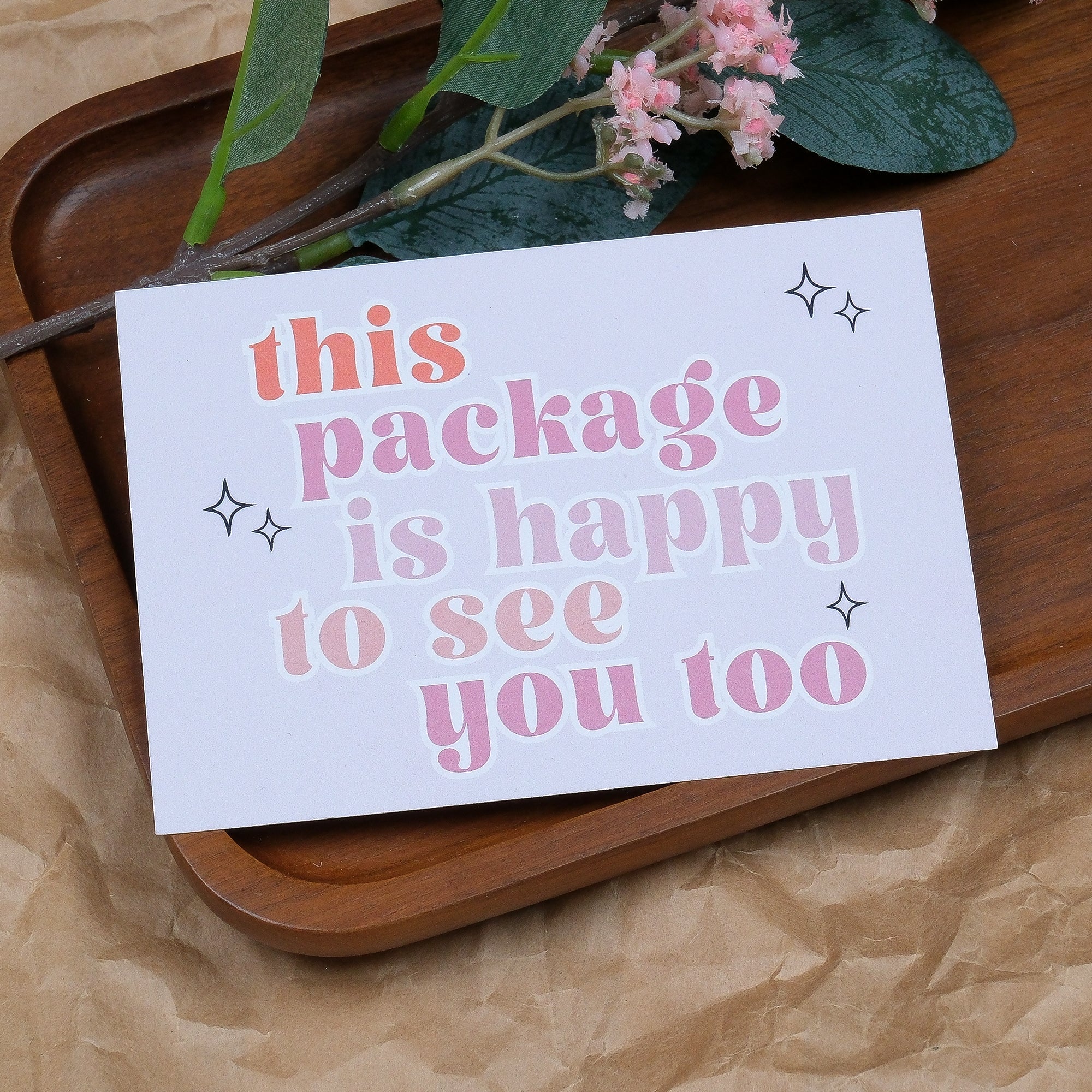 DISONTAG Small Business Editable Thank You Card - T20