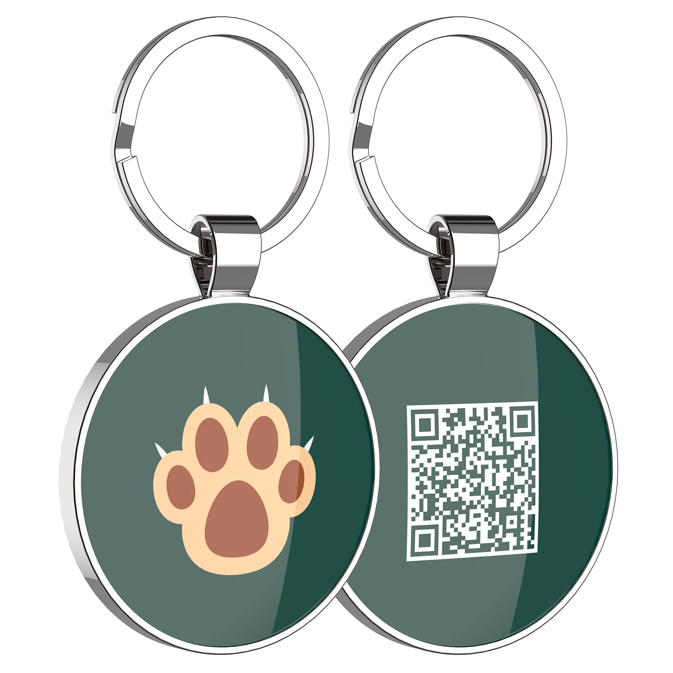 QR code pet tag Pet paws-NO.140627