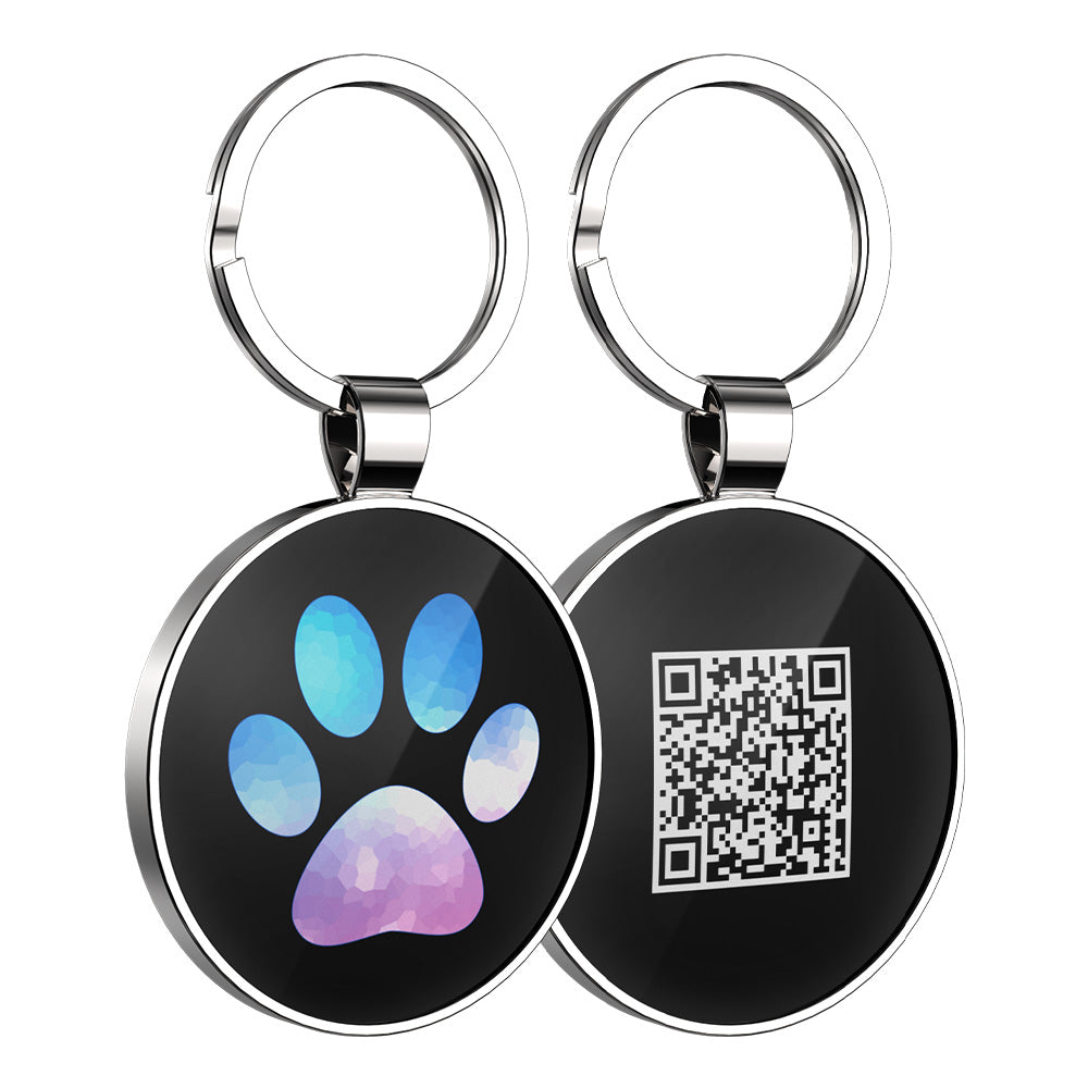 QR code pet tag Pet paws-NO.140604