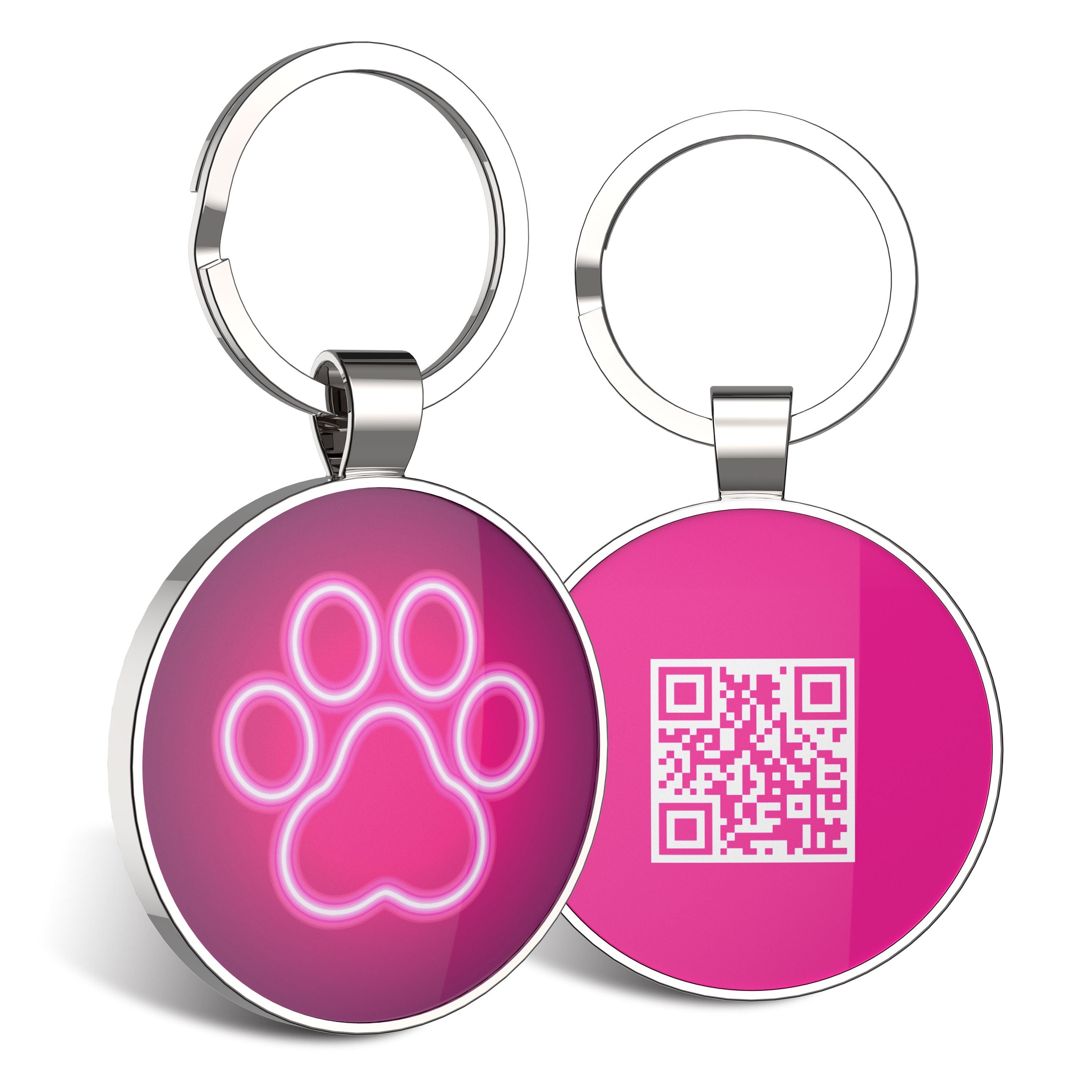 QR code pet tag Pet paws-NO.140612