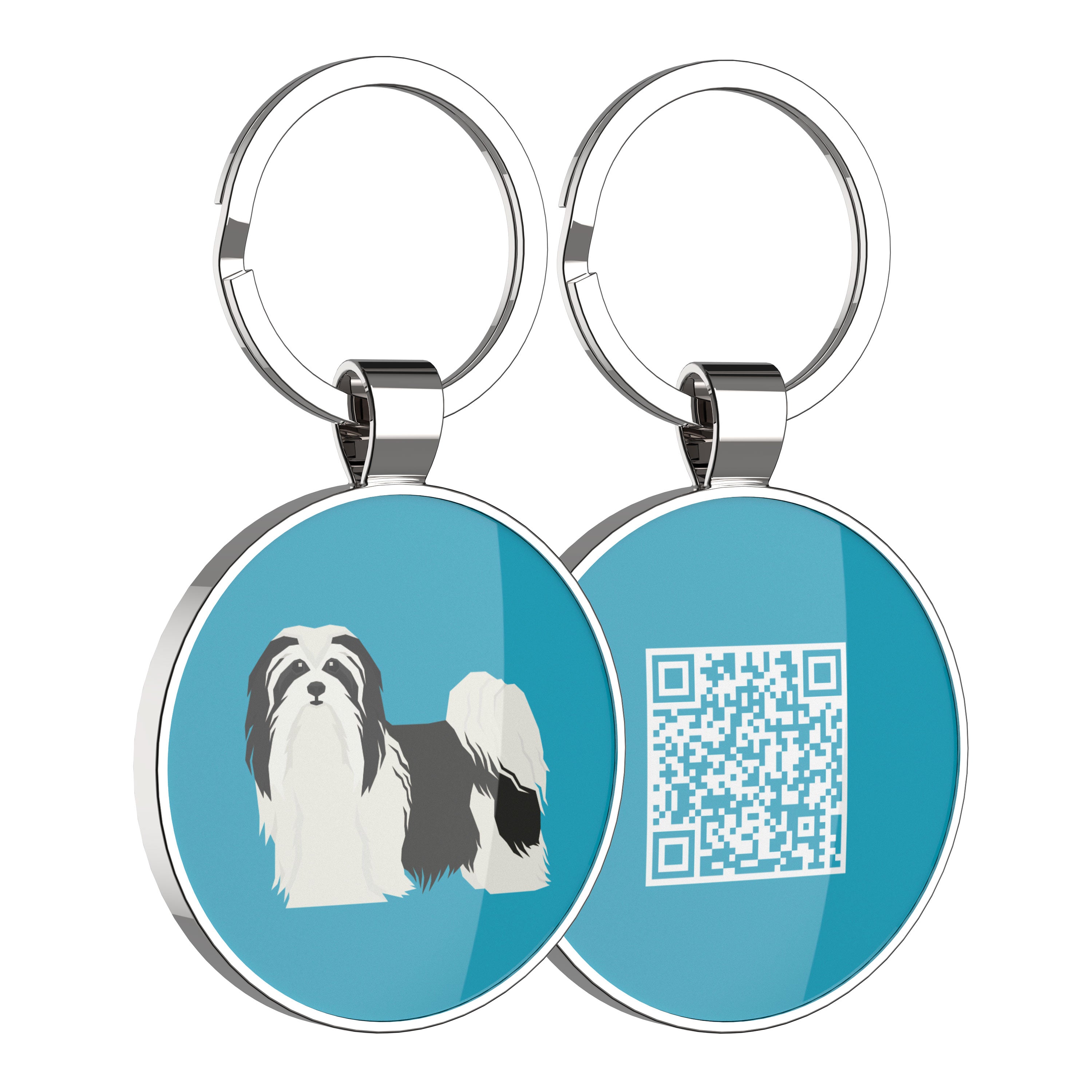 QR code pet tag Dog breeds tags-Havanese