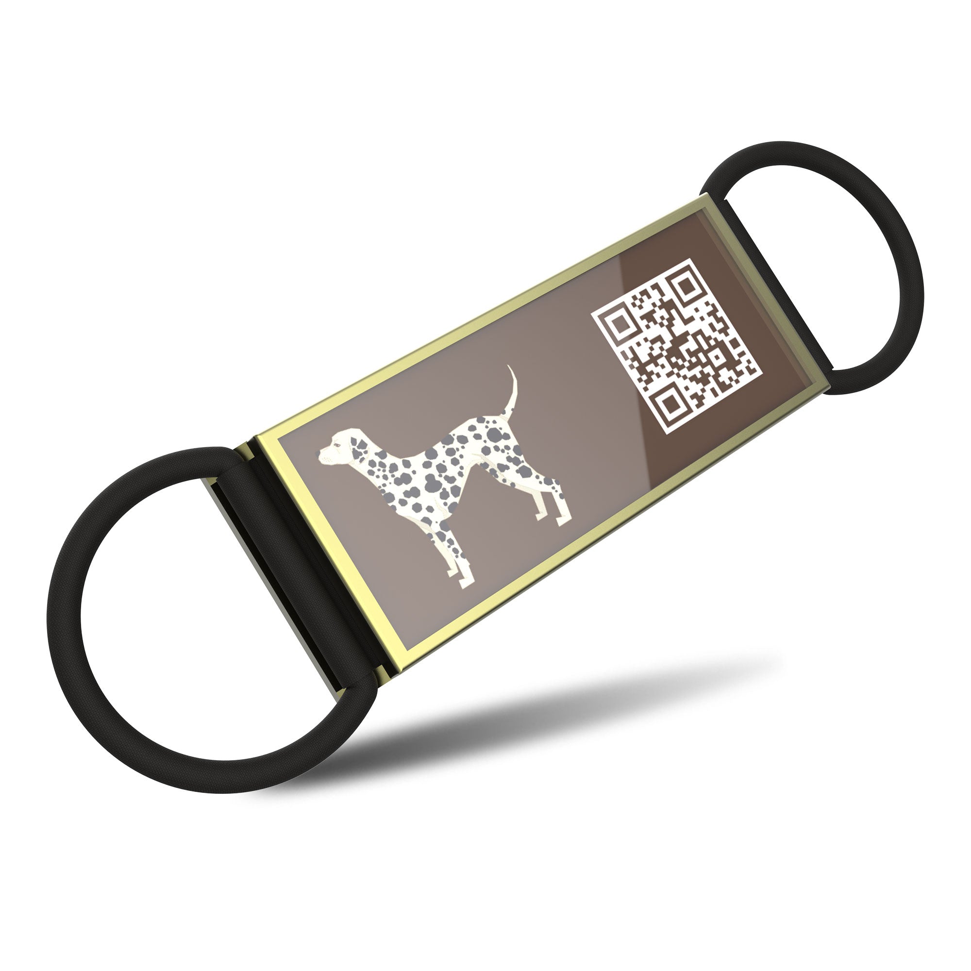 QR code pet tag Silent dog breeds tags-Dalmatian