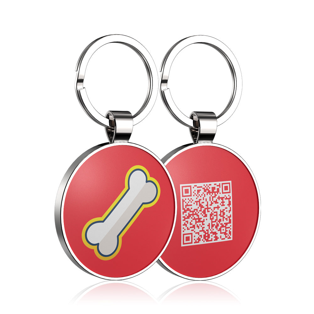 QR code pet tag Pet paws-NO.140603