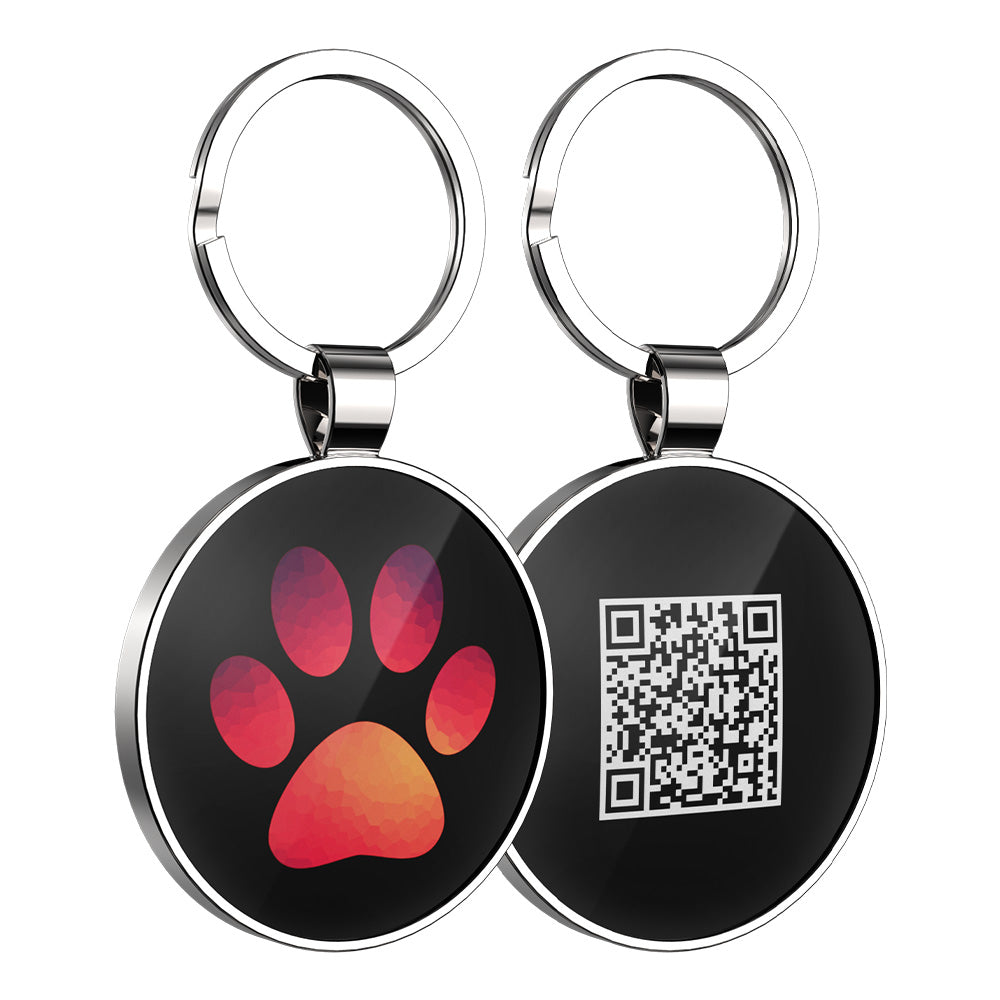 QR code pet tag Pet paws-NO.140605