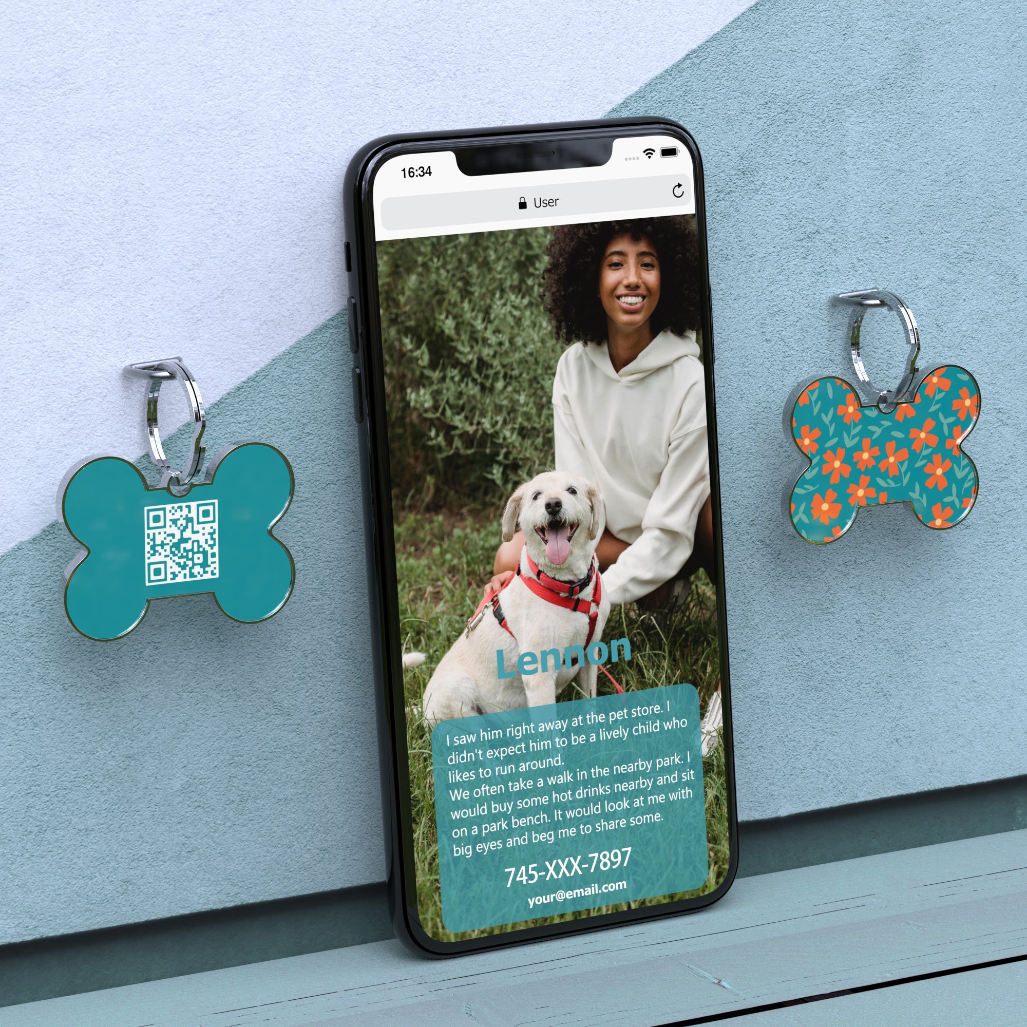 QR code pet tags-NO.150623