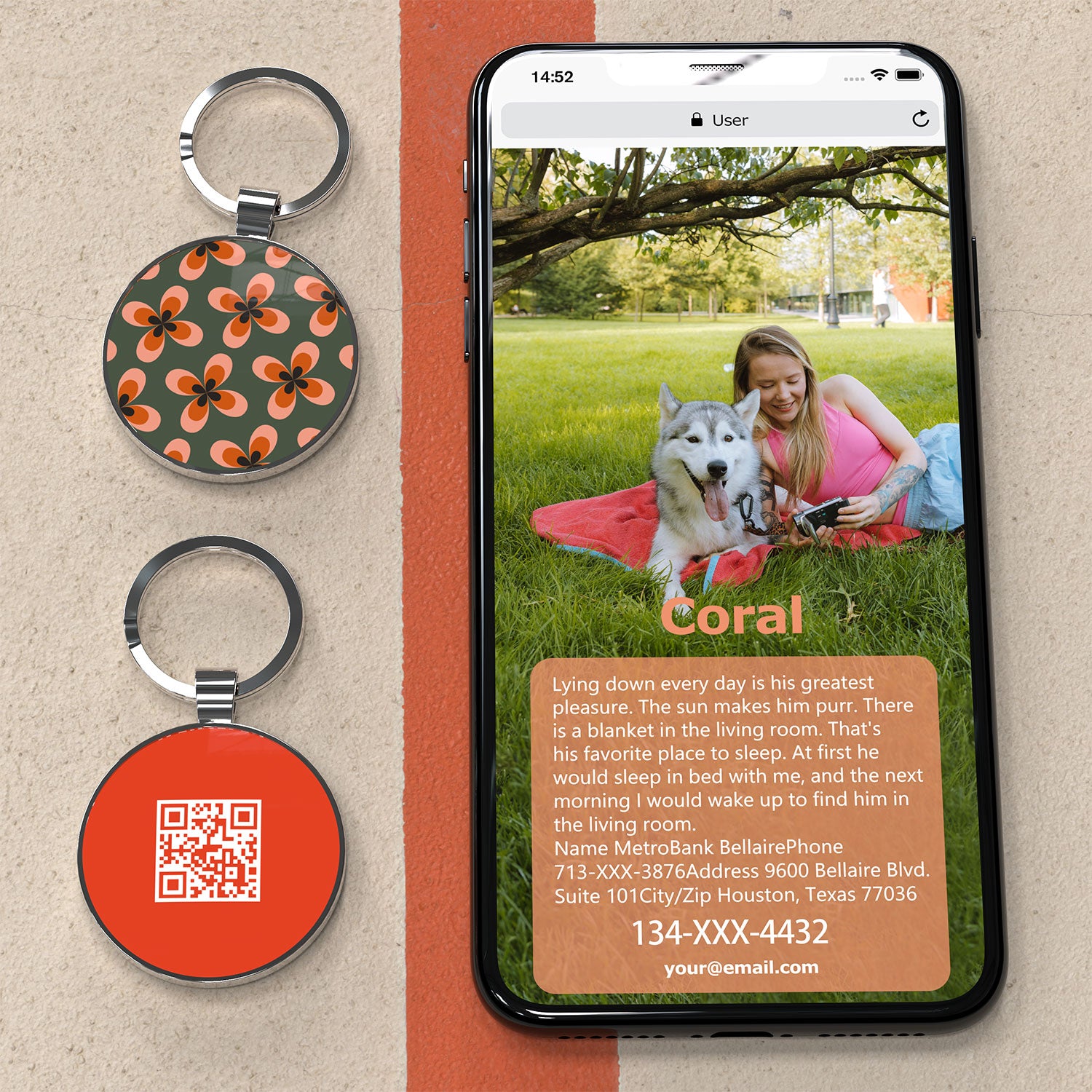 QR code pet tags-NO.150616