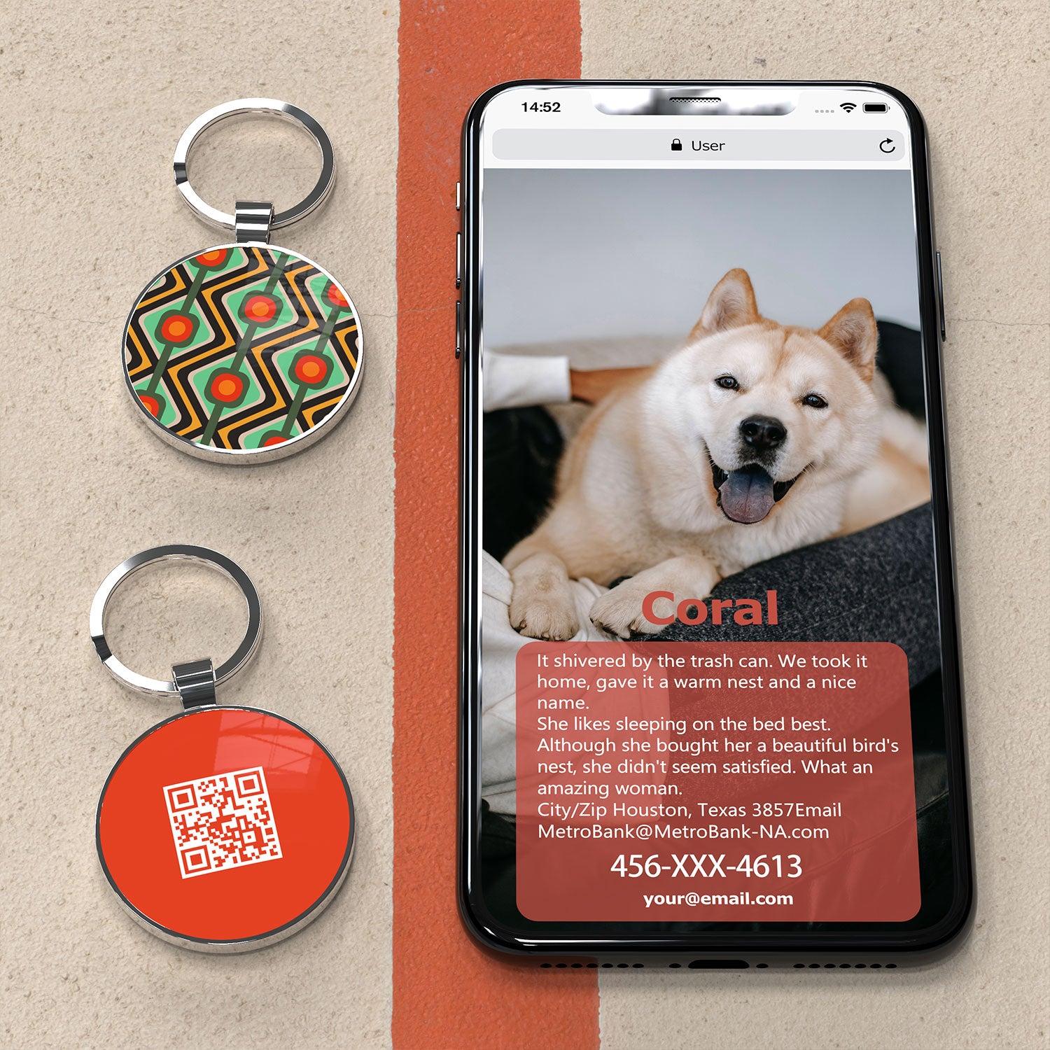 QR code pet tags-NO.150614