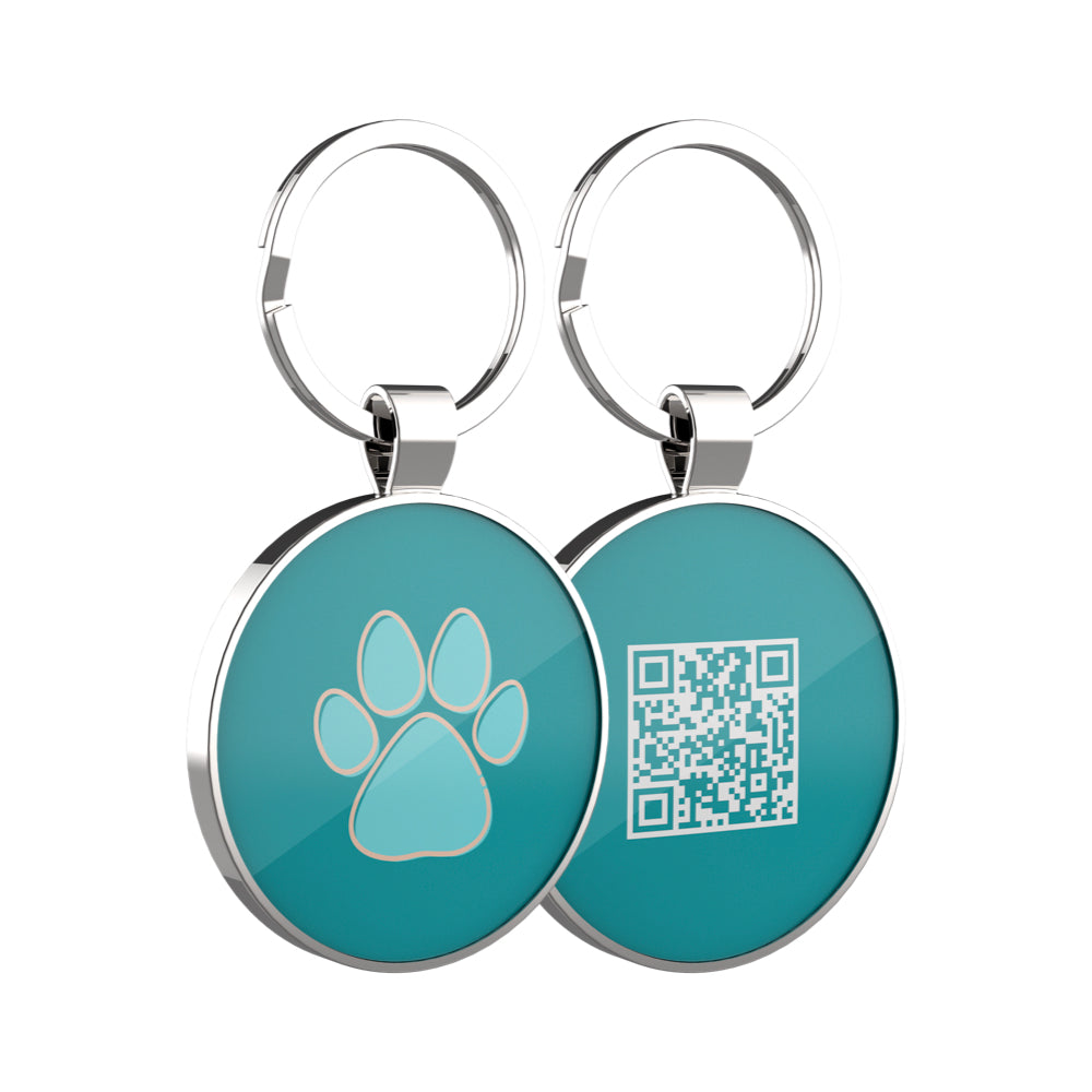 QR code pet tag Pet paws-NO.140606